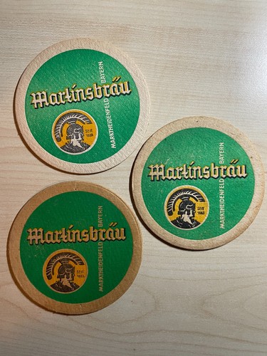 Alte bierdeckel martinsbräu - 3,