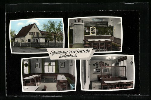 Ansichtskarte erlenbach - ansichtskarte,