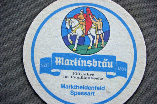 älterer bierdeckel bierfilz - älterer,