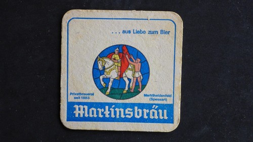 Bierdeckel martinsbräu - bierdeckel,