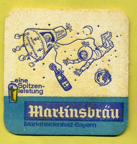 Bierdeckel martinsbräu - bierdeckel,
